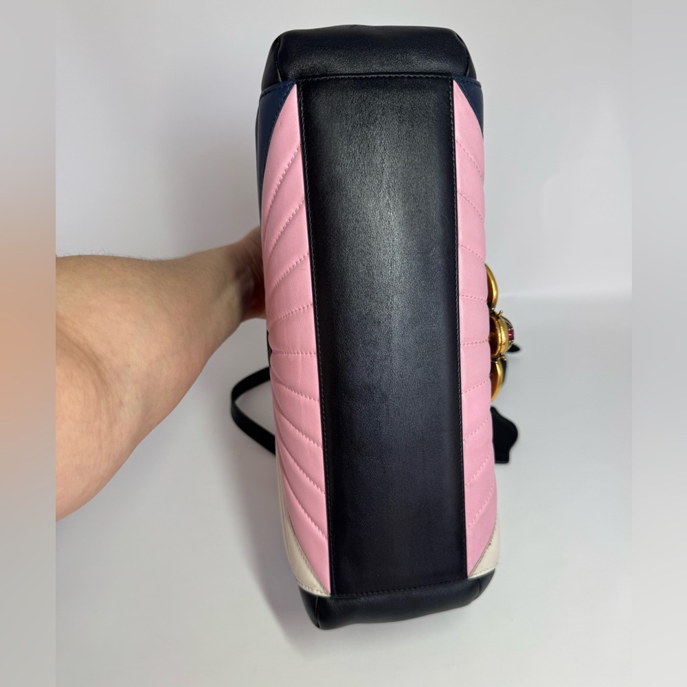 ‼️SOLD‼️Authentic Gucci Queen Margaret Bamboo Top Handle Bag - Picture 5 of 15